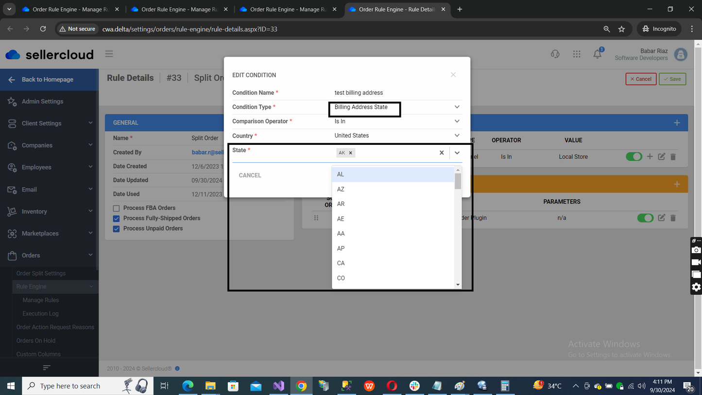 Testing Shopify-babar