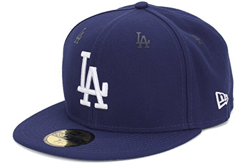 New Era Logo Repeat Los Angeles Dogers Fitted, 7 3/8